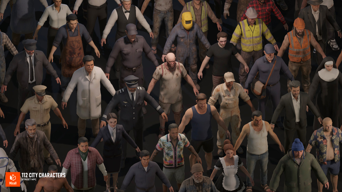112 City Characters -Street NPC