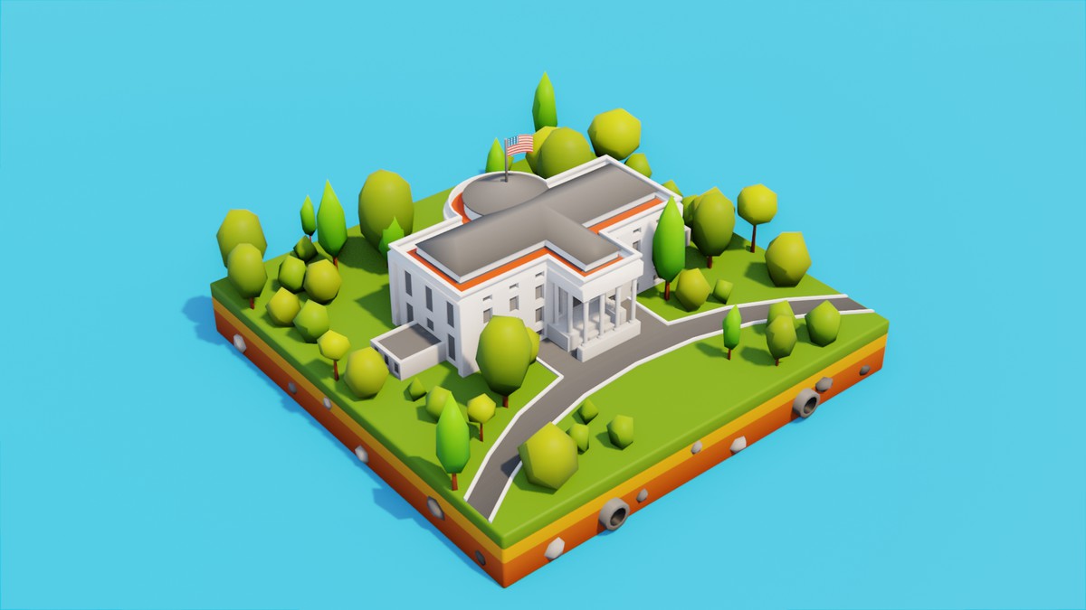 Low Poly N&S America LandMarks by IGS