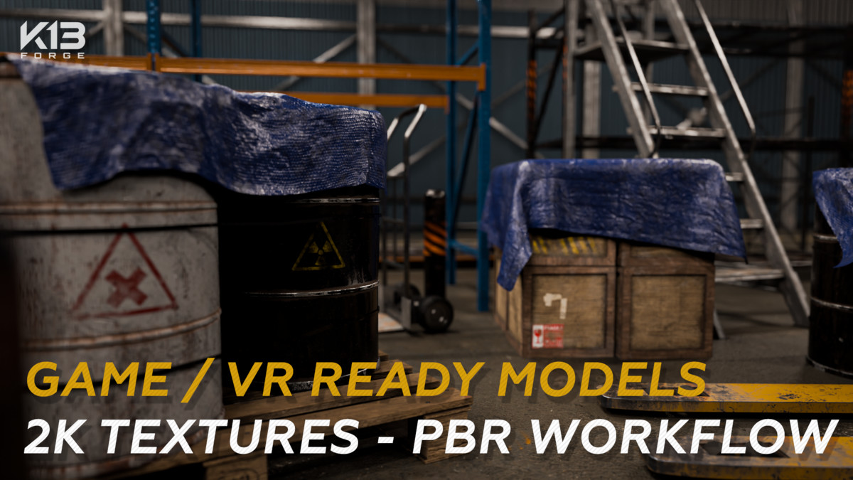 Modular Warehouse Racking & Props Pack