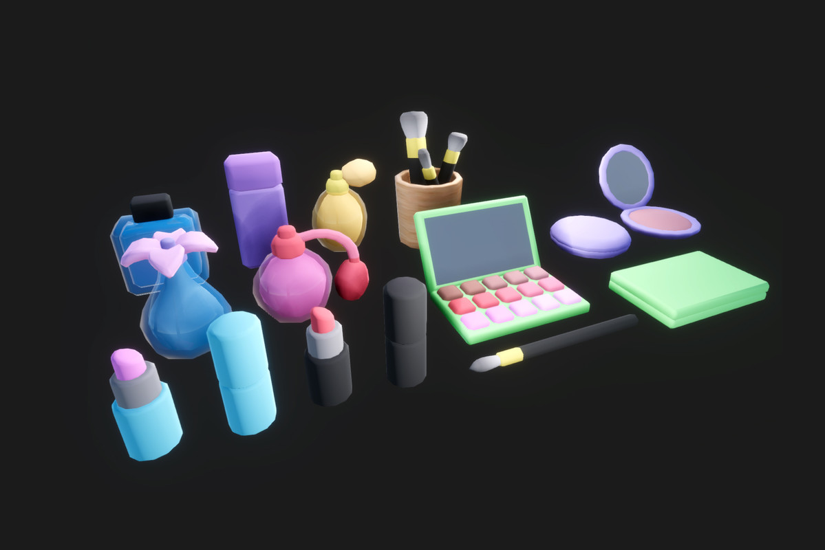Cozy House Bundle - Goodies! Stylized Low Poly 3D Modular Pack