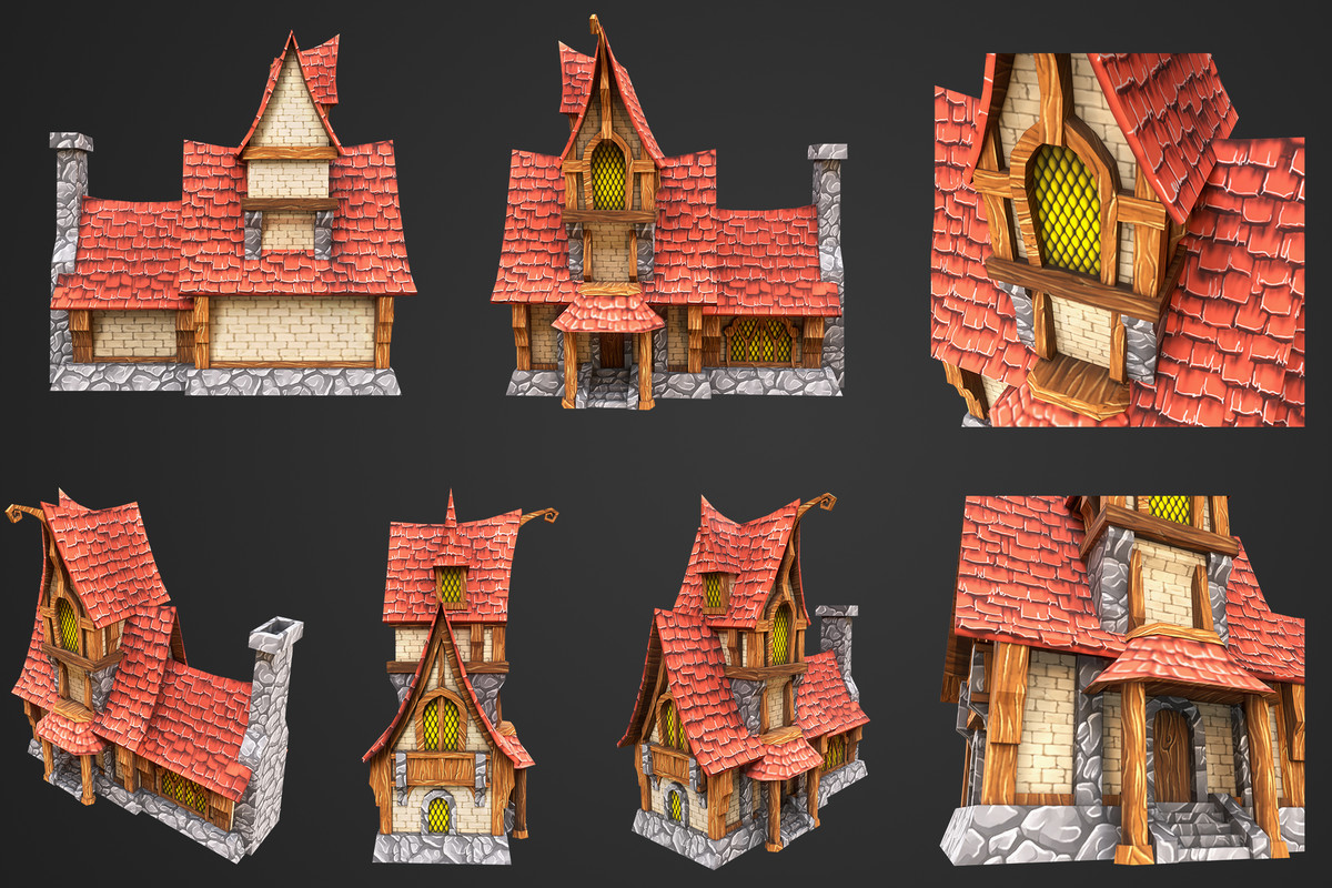 Stylized Fantasy Buildings