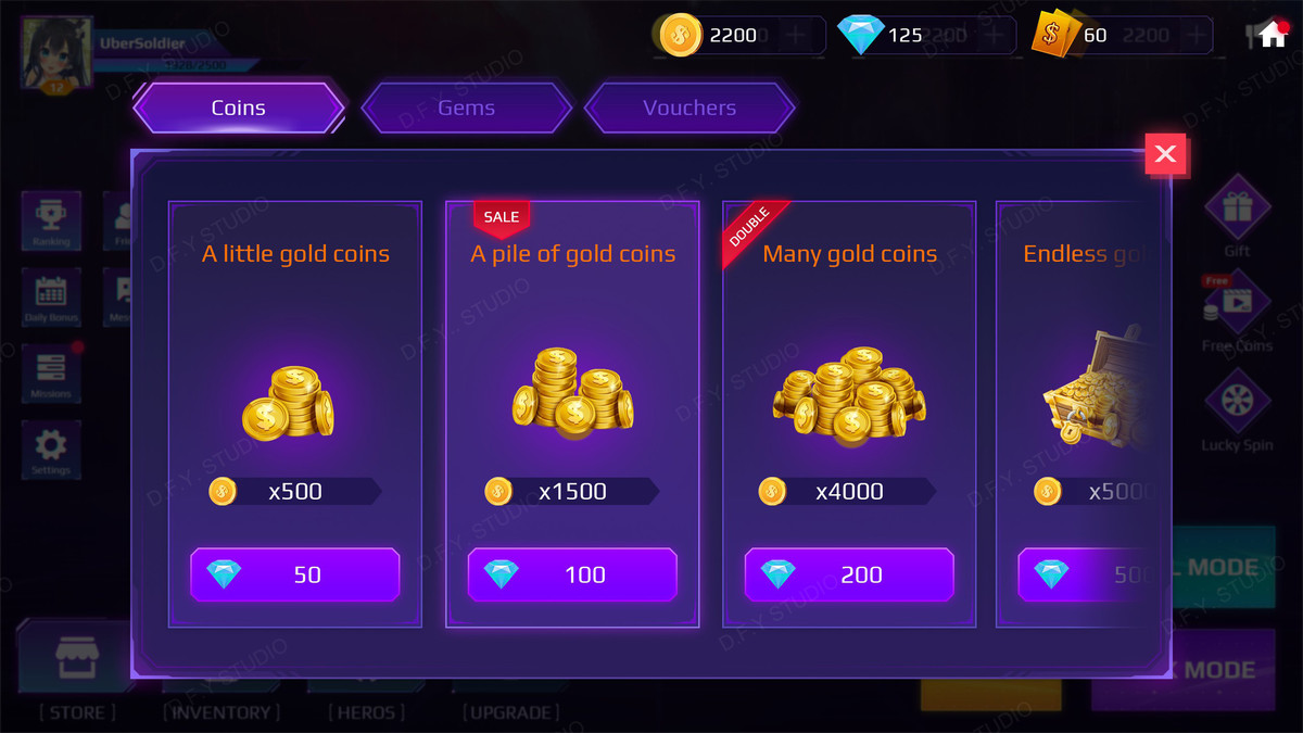 Sci-Fi Cyber UI Pro_Purple Theme