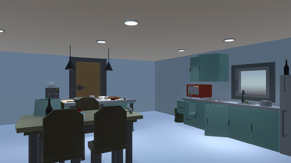 Low Poly Kitchen Assets Package