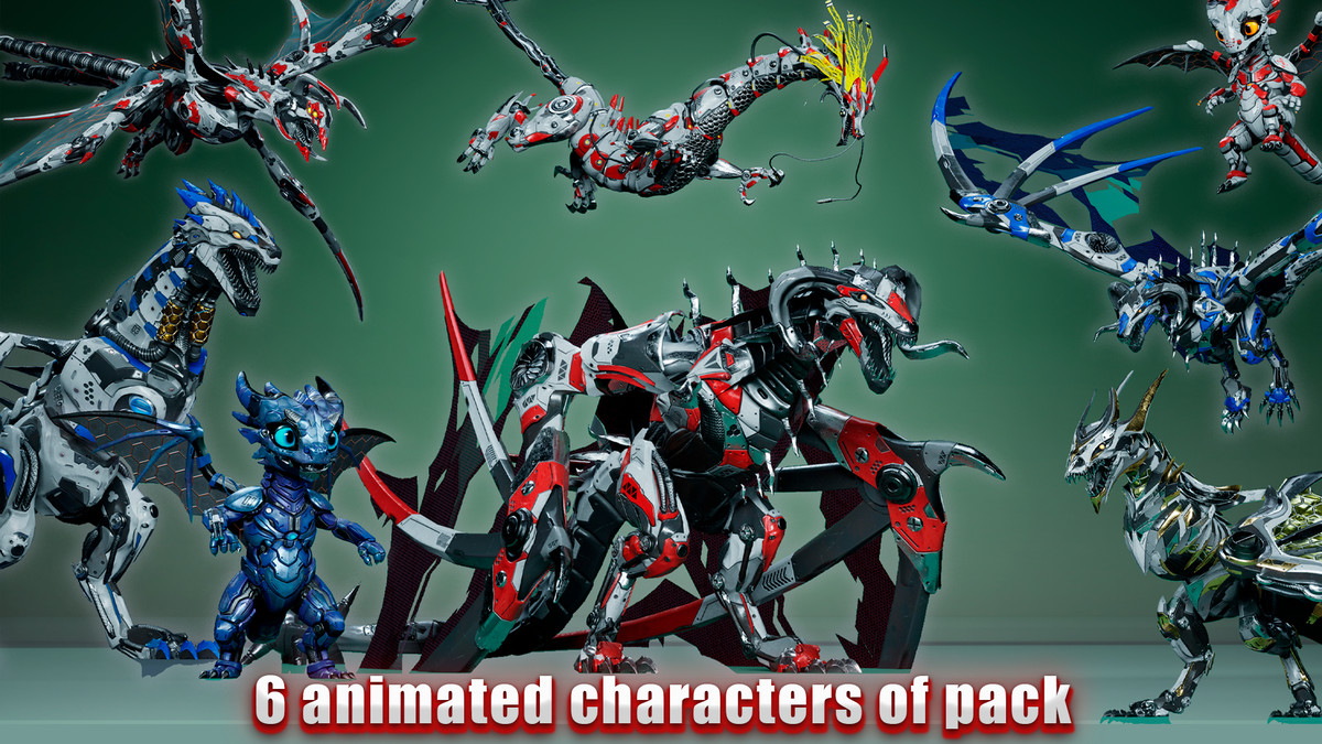 Sci-Fi Dragons Pack