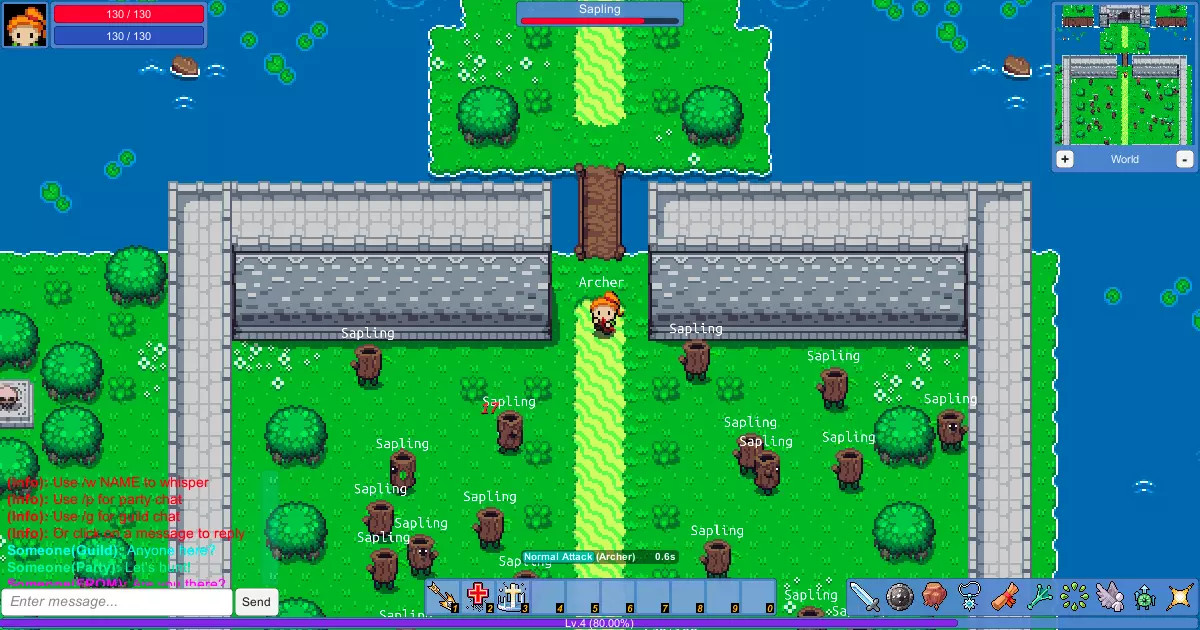 uMMORPG 2D Definitive Edition - MMORPG Engine