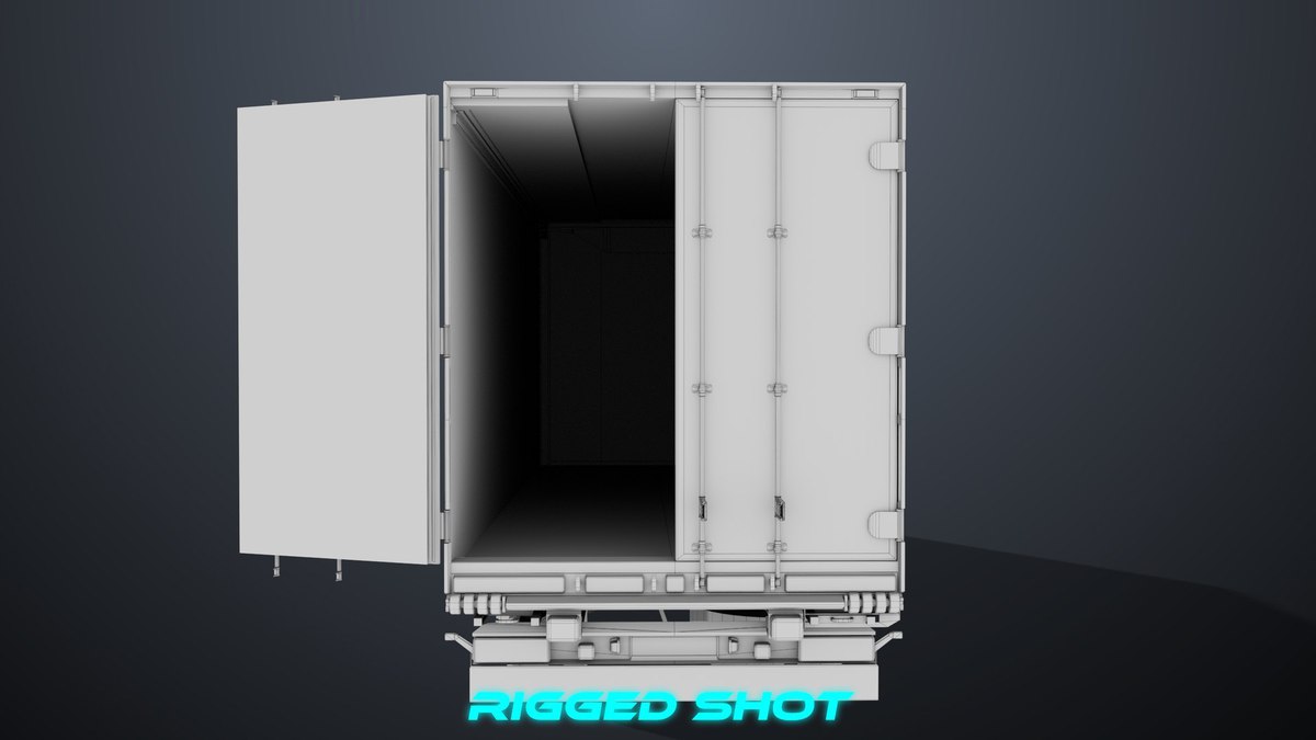 Refrigerator Trailer 05 URP HDRP Textures
