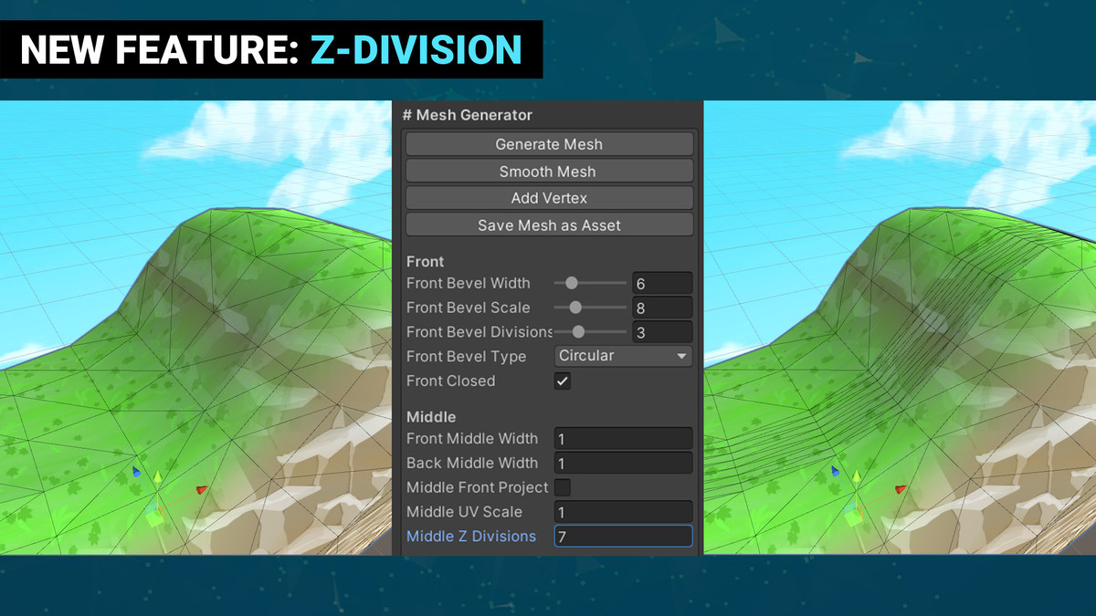 2.5D Terrain - 2D and 3D Side-Scroller Level Generator