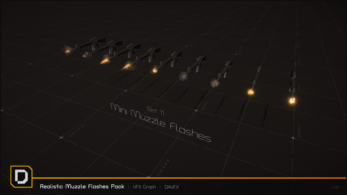 Realistic Muzzle Flashes Pack