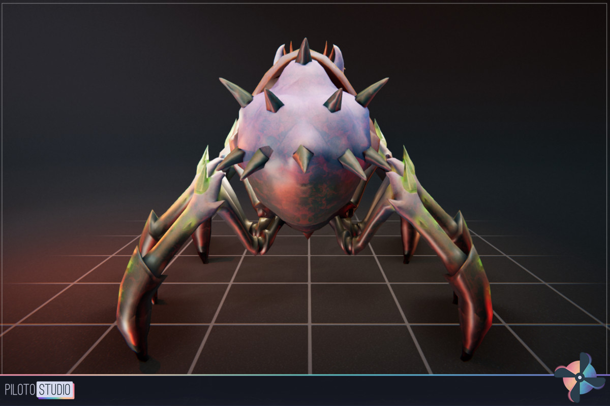 Spider Queen Boss - Character + Animations + VFX