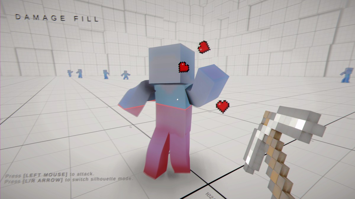 Damage Silhouette - Hit Visual Feedback