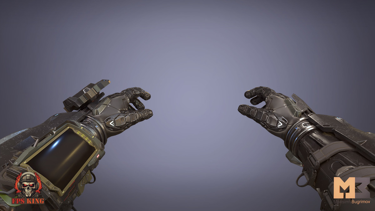 FPS Sci-Fi Hands Empty (Animations)
