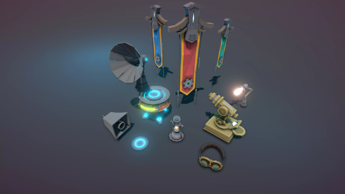 STYLIZED Low Poly Fantasy Bundle Vol. 2