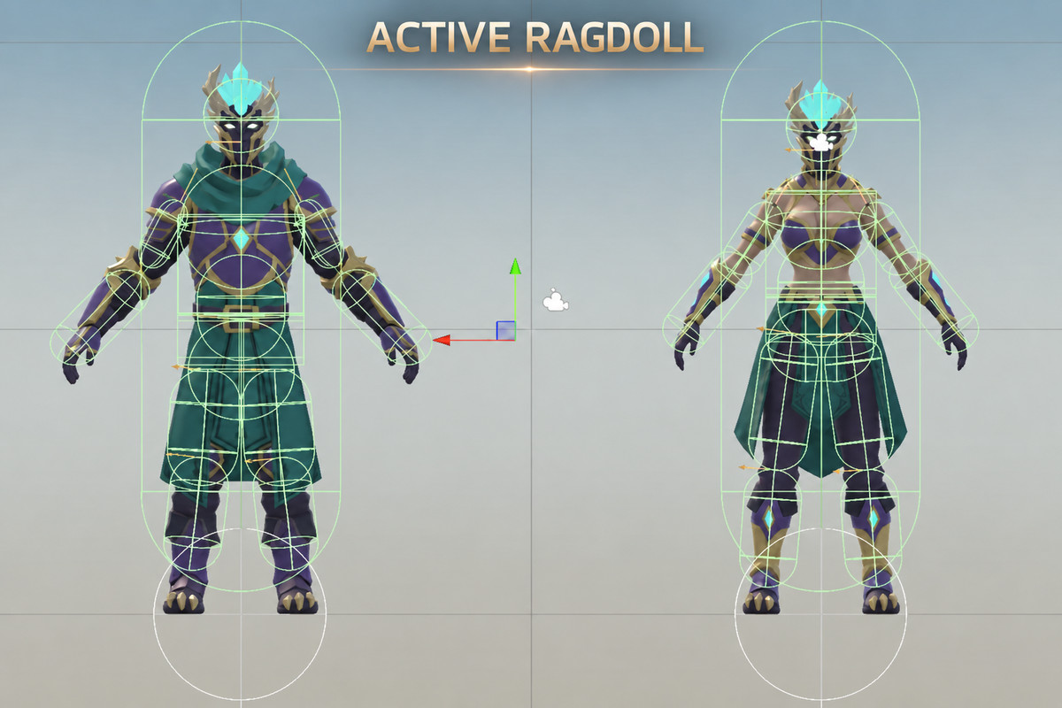 Stylized Modular Characters – Fantasy Mage Pack