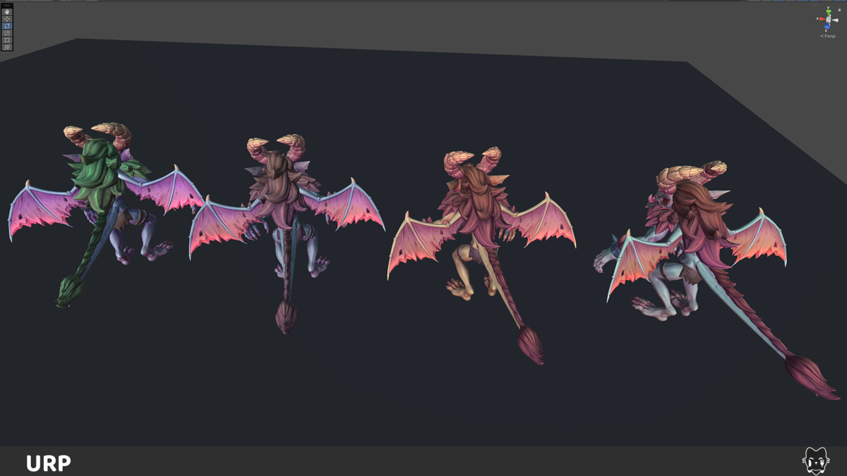 Stylized Fantasy Character (Morvane Duskwing)