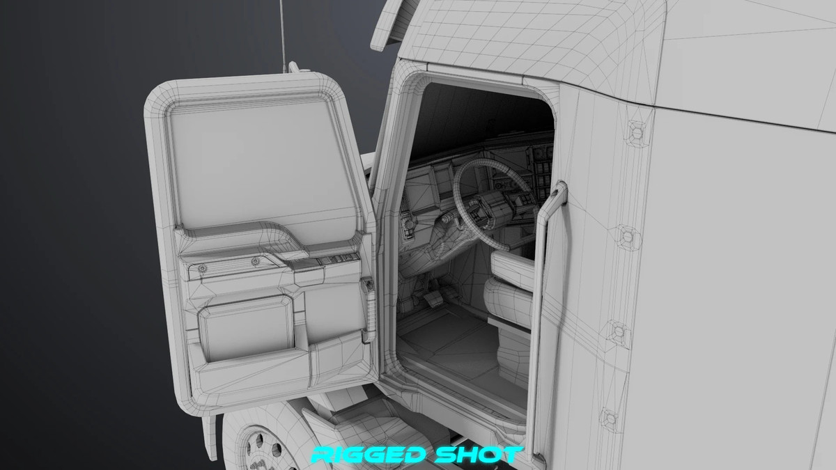 Heavy Truck 6 Chassis Collection URP HDRP Textures