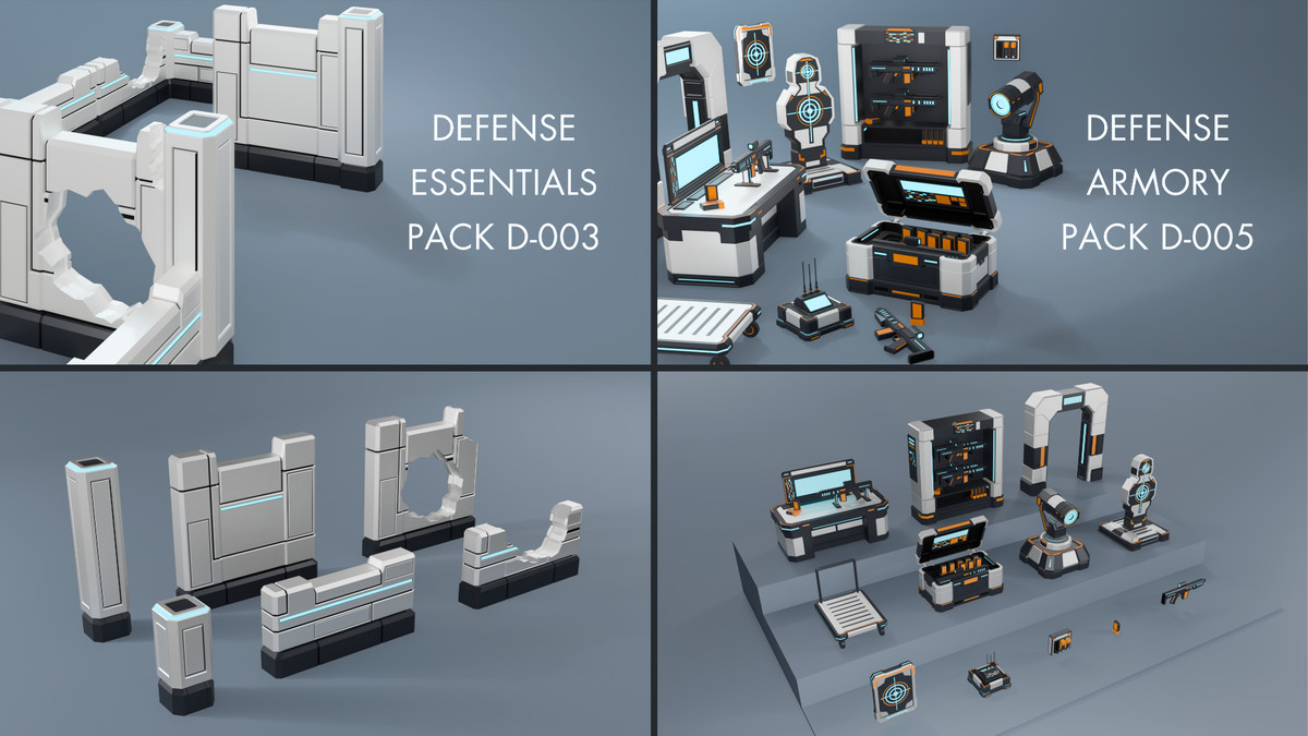 LOW POLY SCI-FI ULTIMATE ASSET LIBRARY