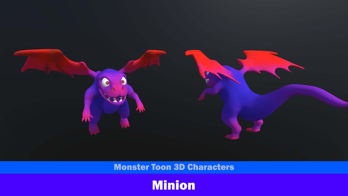 Monster Toon 3D Characters