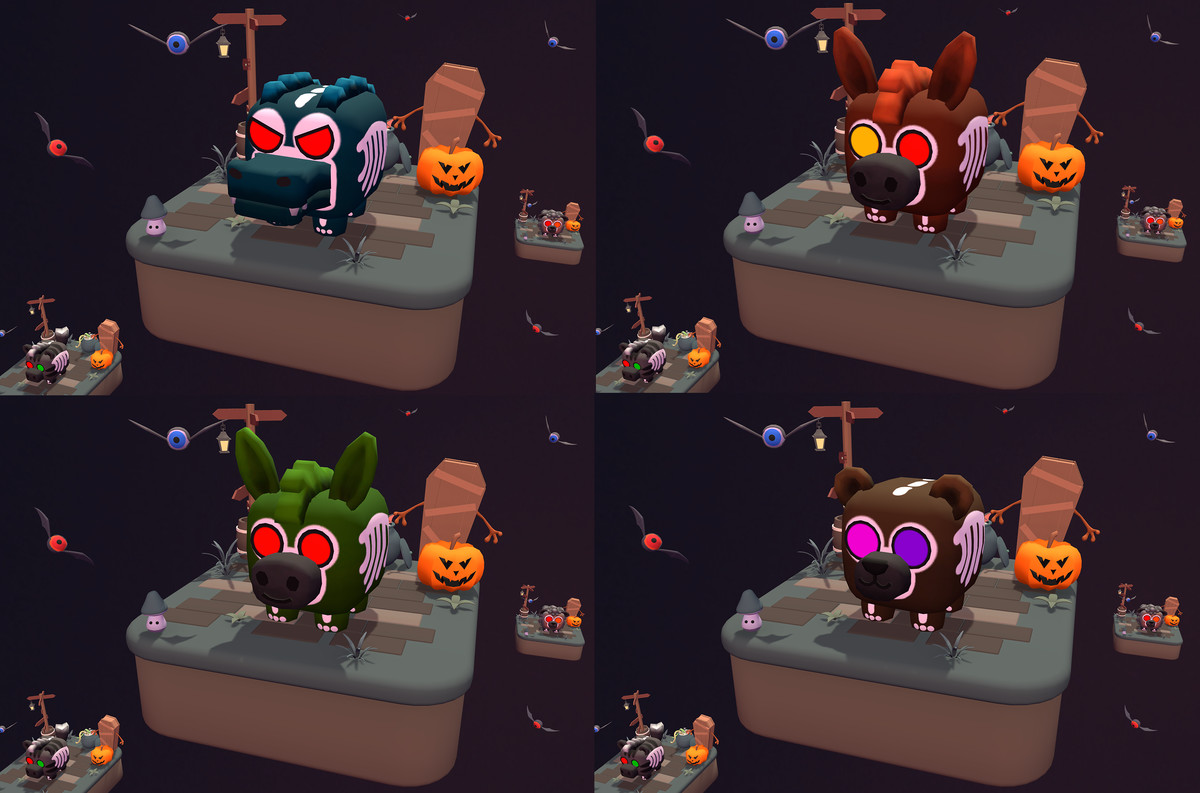 CuteMagic - Cube Animals Pack: Spooky Edition