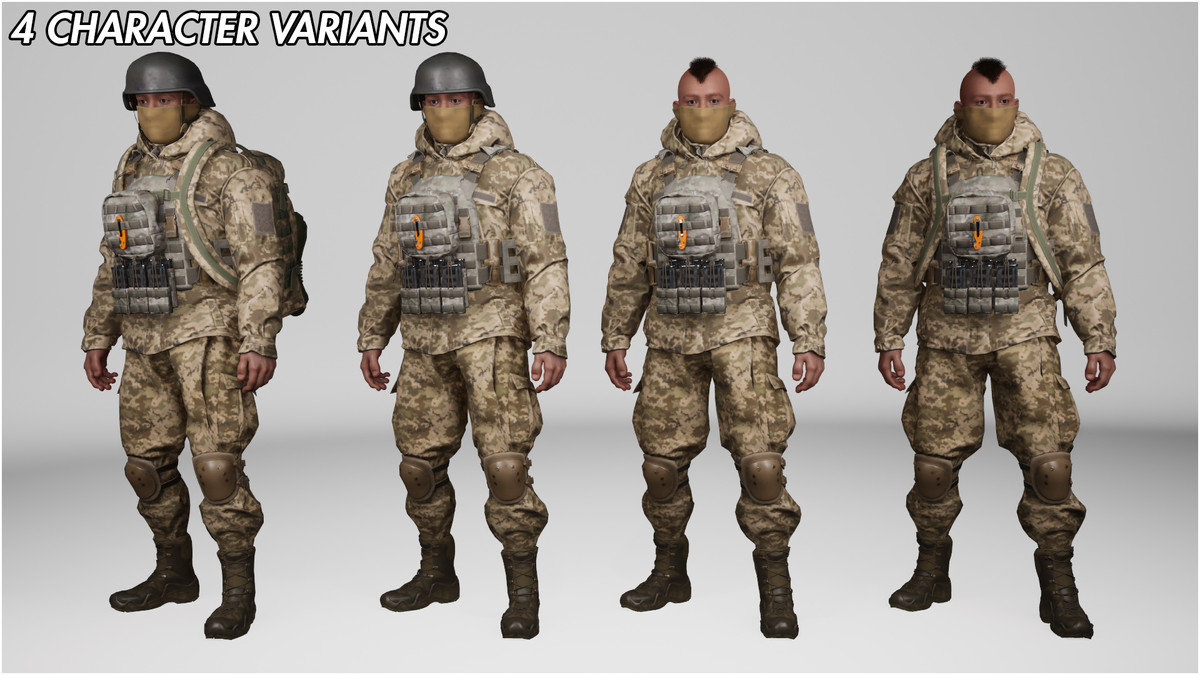 Ukraine Army Soldiers Pack