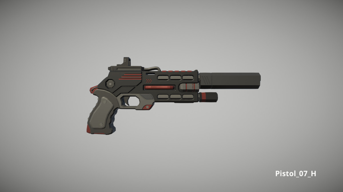 Cyberpunk Armory - Low Poly