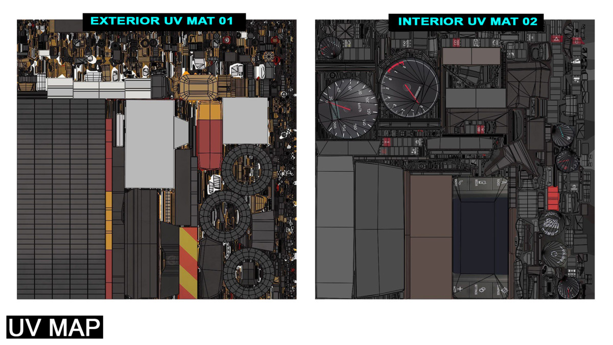 Heavy Truck 04 Chassis Yellow
