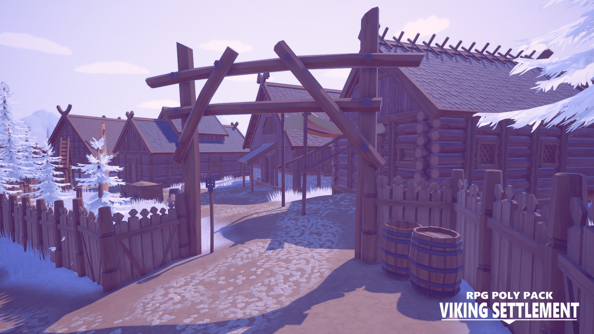 RPG Poly Pack - Viking Settlement