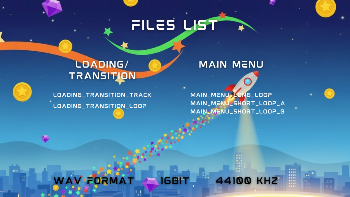 Casual Mobile Game - Complete Music Pack