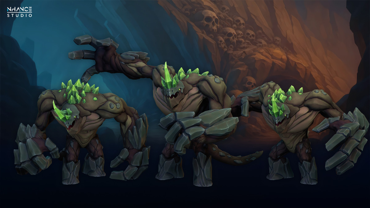 Stylized Cave Crystal Creatures Pack