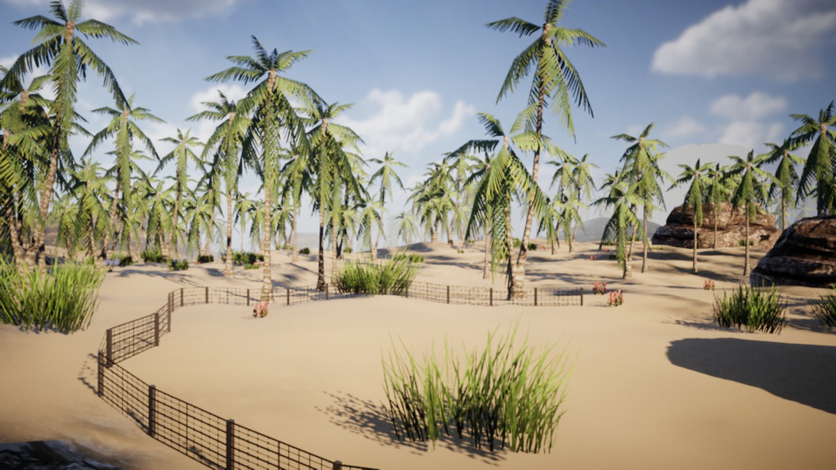 Mobile Palm Tree Bundle (for URP)