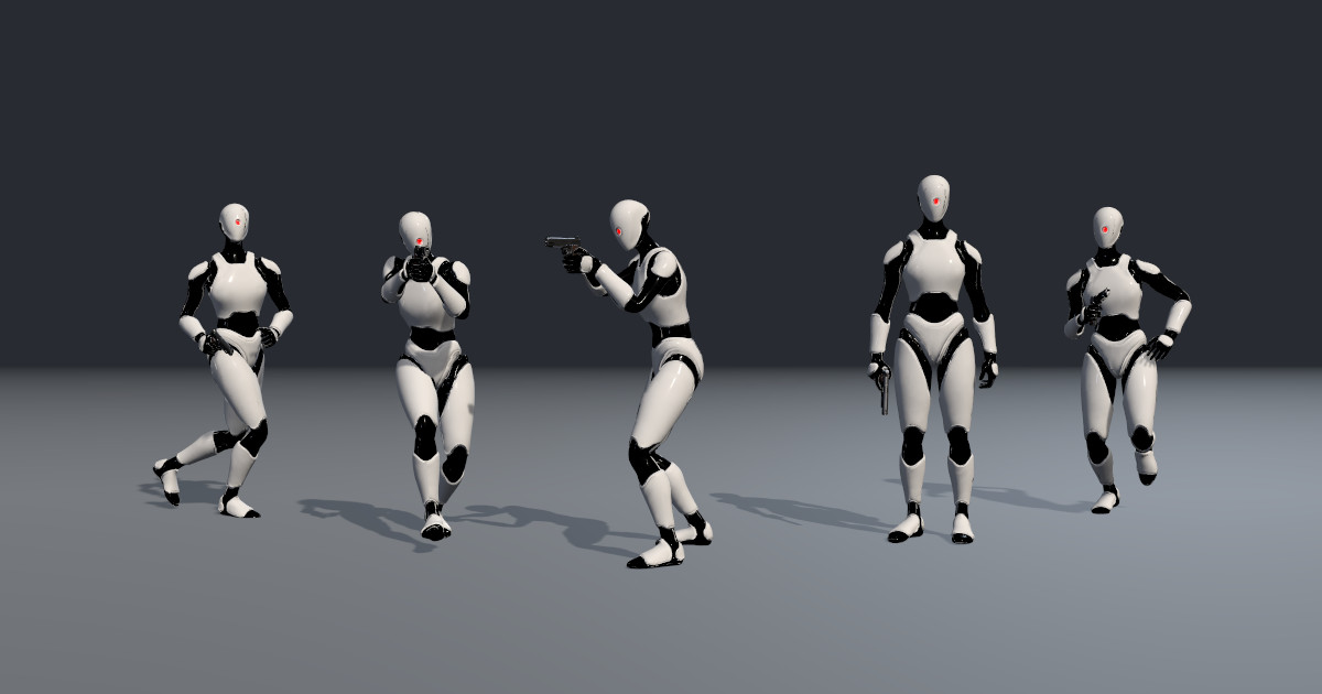 Female Pistol Animation