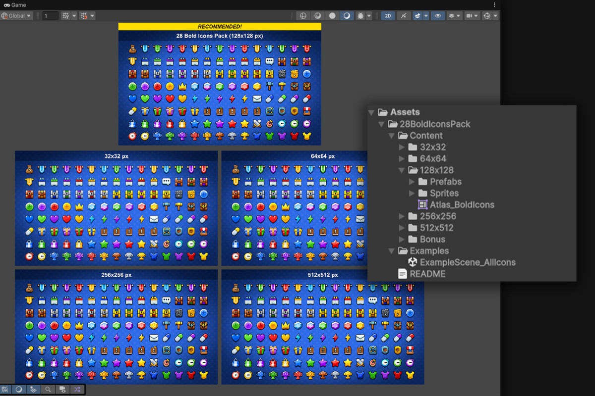 Bold GUI + Icons Pack
