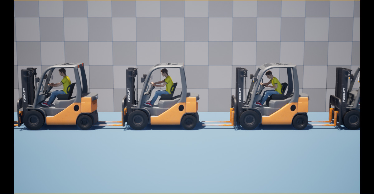 Forklift Operator Animation