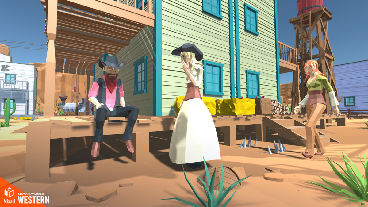 LOW POLY WORLD - WESTERN