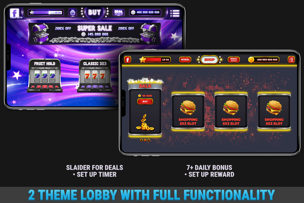 MK Casino Kit • Realistic Slot Machine Template