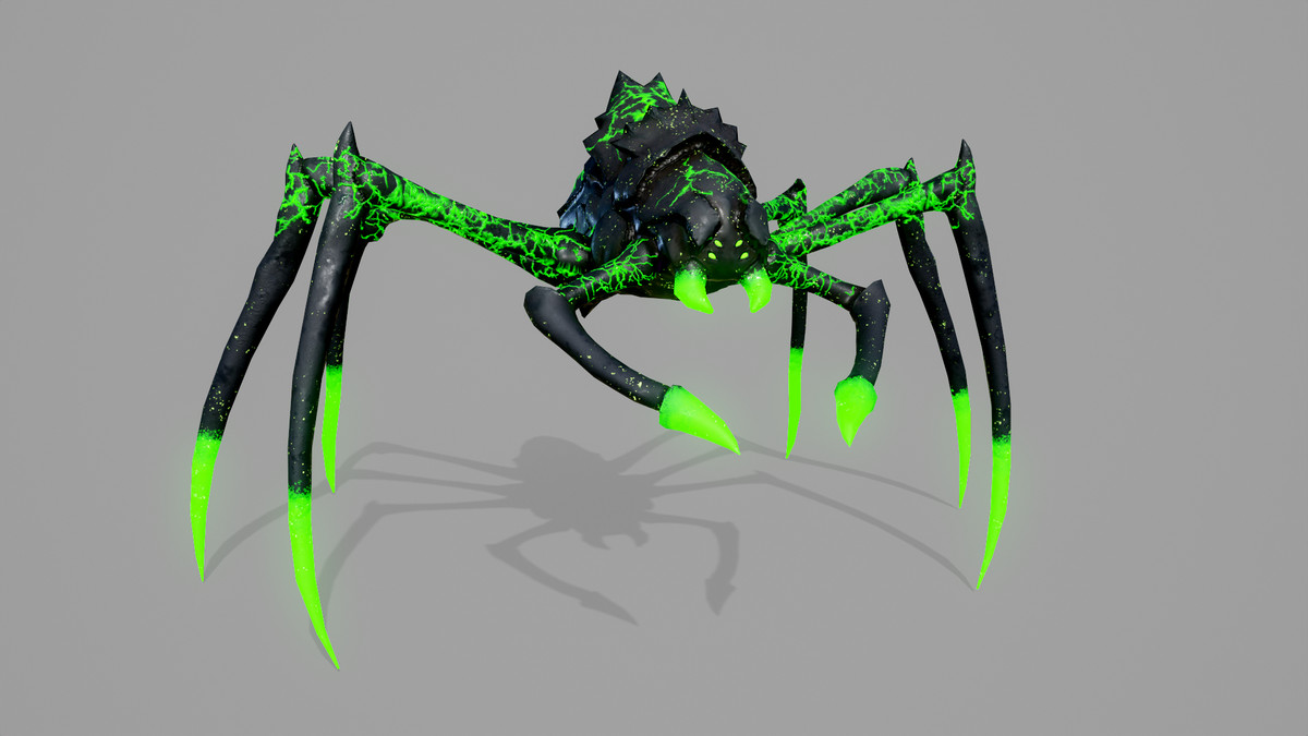 Stylized_Spider_4 7 Skin Variants Pack