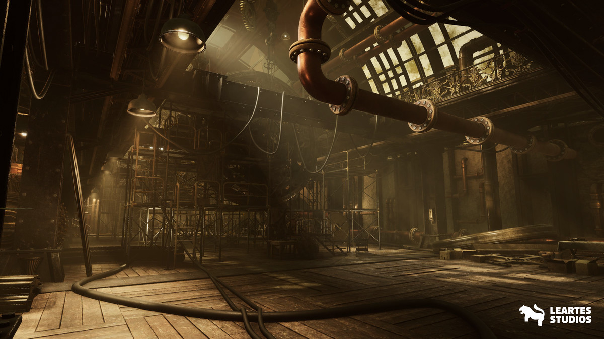 Steampunk Clock Factory Environment