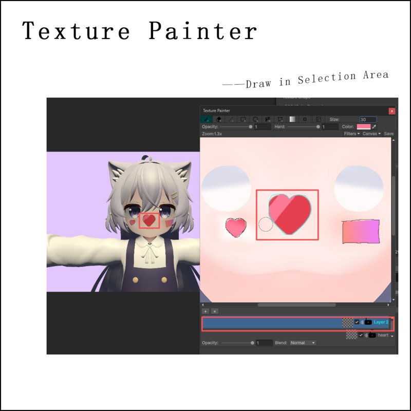 Material Editor With Texture Painter
