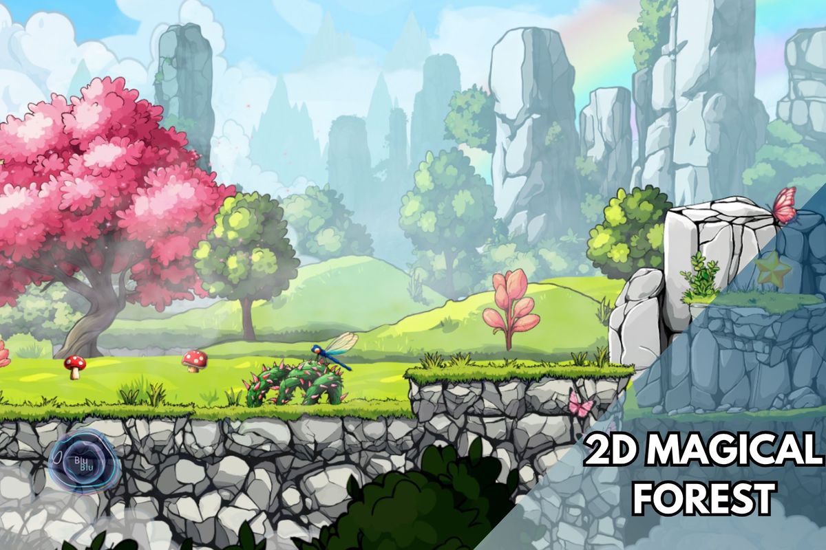 2D Platformer Assets Bundle 580+ Assets