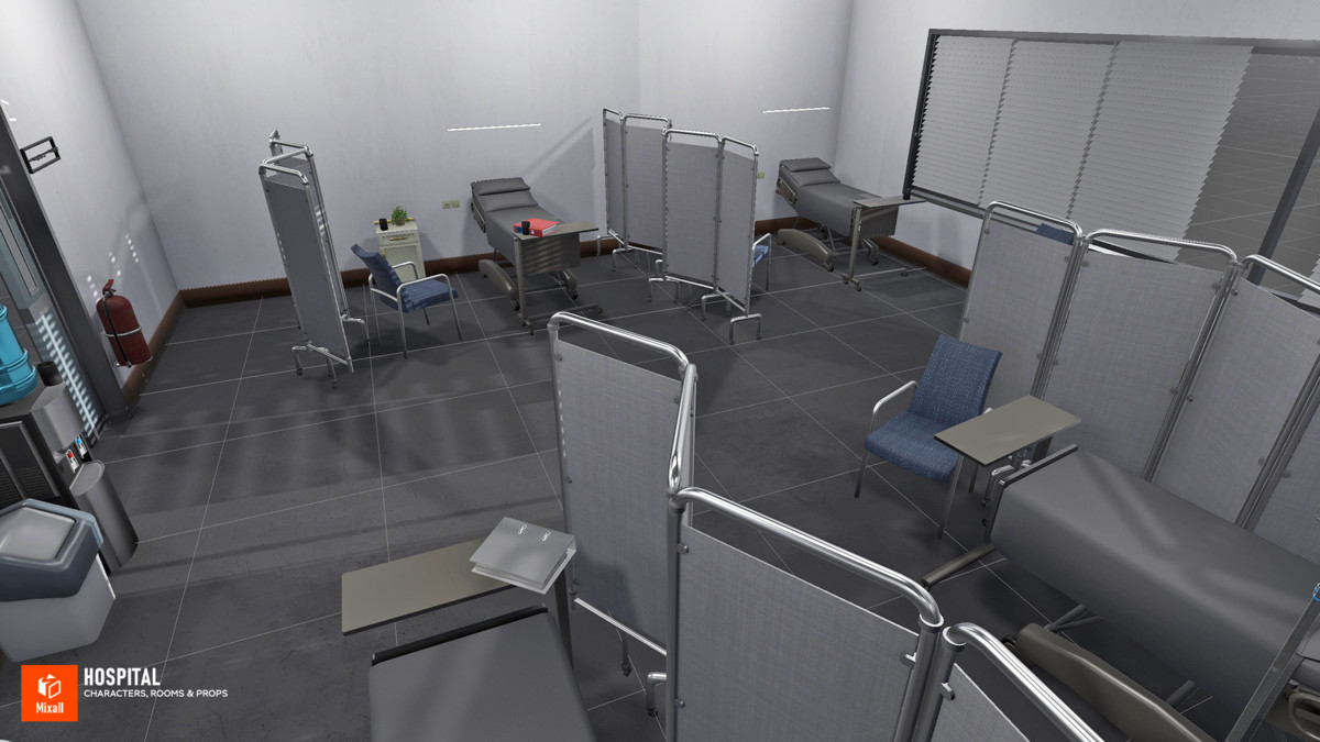 Hospital - Characters, Rooms & Props