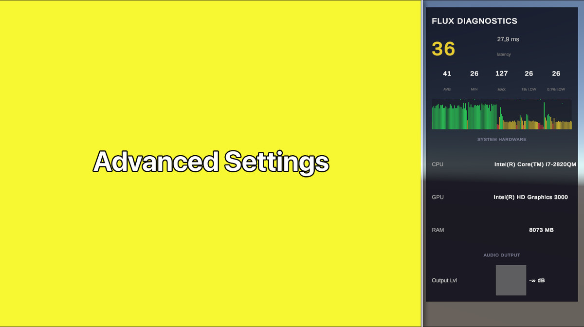 FluxDiagnostics - Ultimate FPS Counter