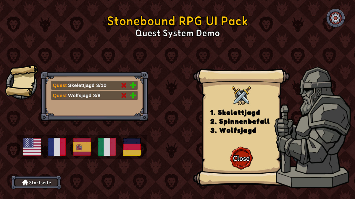 Stonebound RPG UI Pack