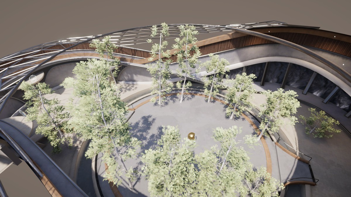 Mobile White Birch Tree