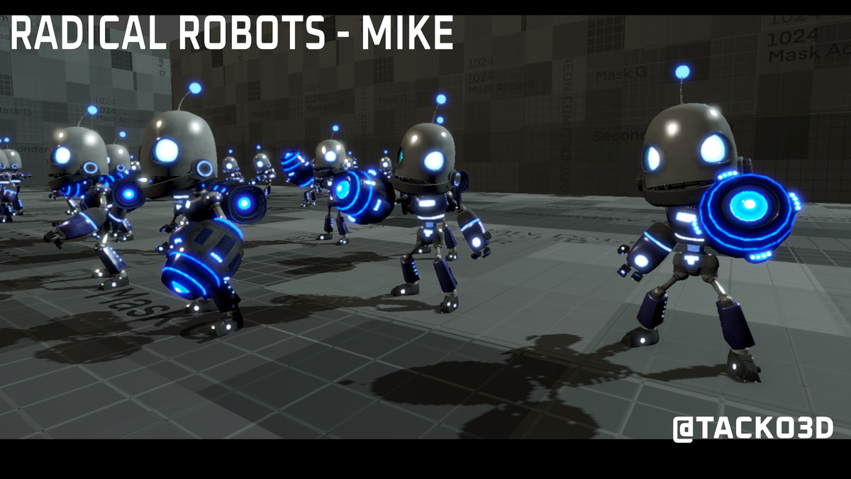 Radical Robots Pack - Customizable Robot TRIPLE PACK