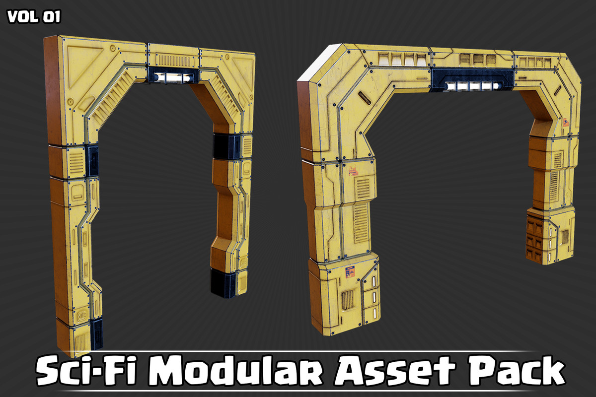 Sci-Fi Modular Assets