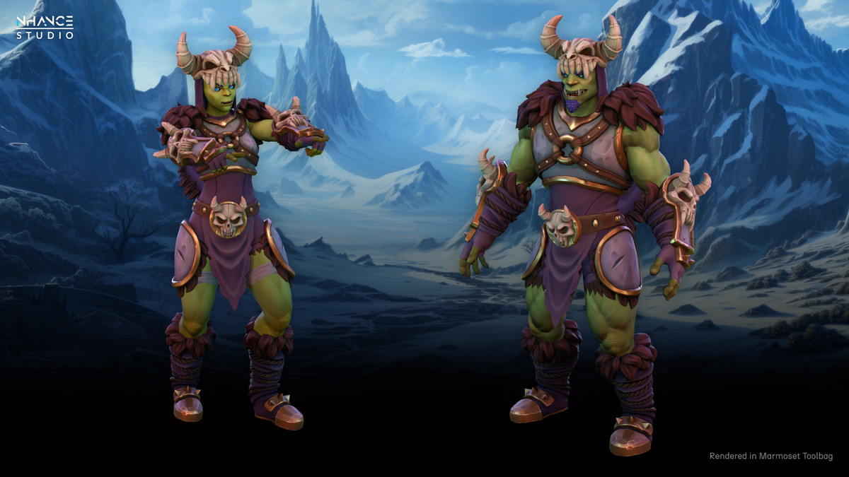 Stylized Nordic Warrior Outfit