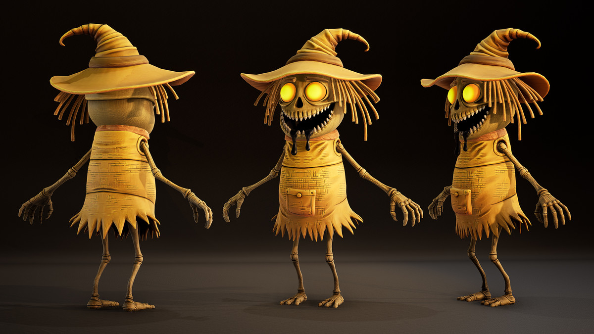 Stylized Scarecrow Character Pack