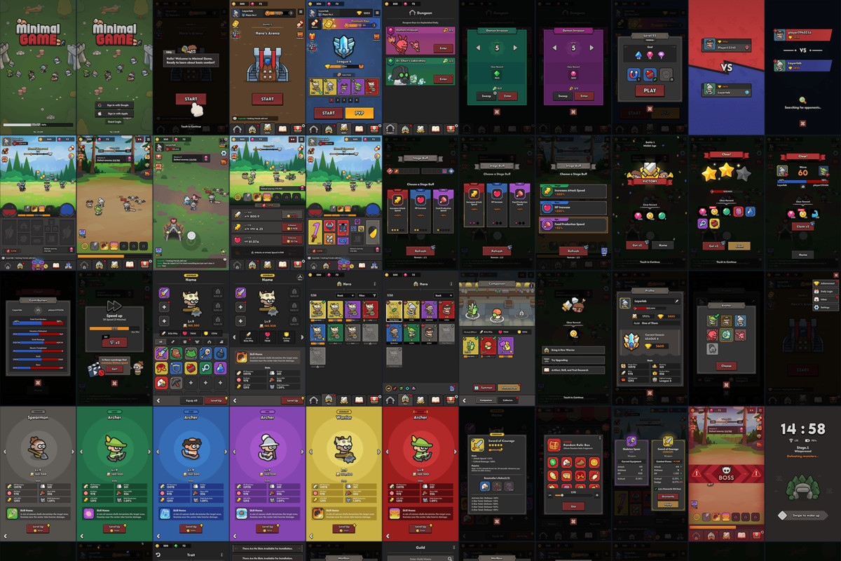 GUI Pro - Minimal Game Dark