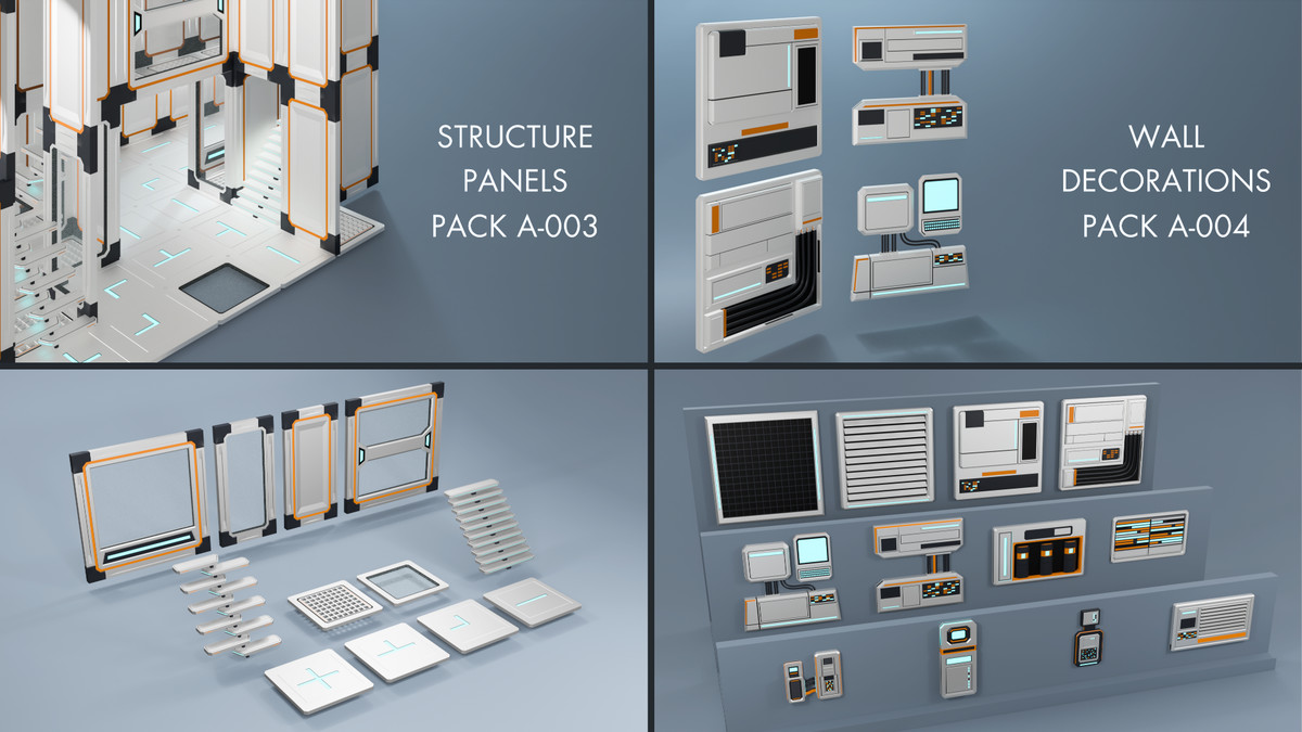 LOW POLY SCI-FI ULTIMATE ASSET LIBRARY