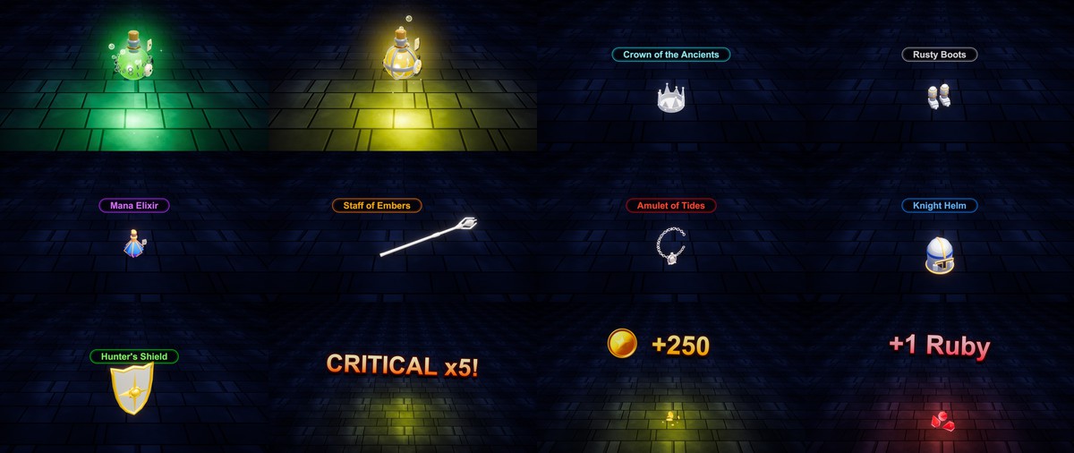 RPG Loot Feedback FX — 260+ Loot, Chest & Reward Effects