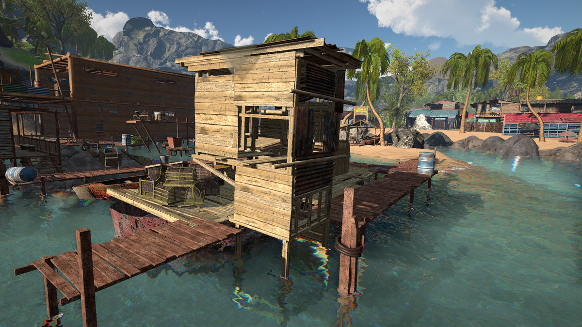 South Pacific Island - Map